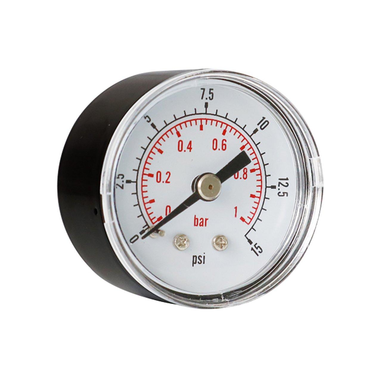 In-line backpressure gauge